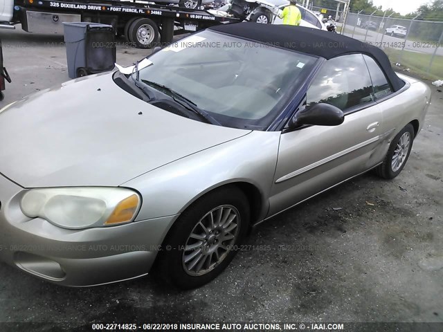 1C3EL55R75N699966 - 2005 CHRYSLER SEBRING TOURING BEIGE photo 2