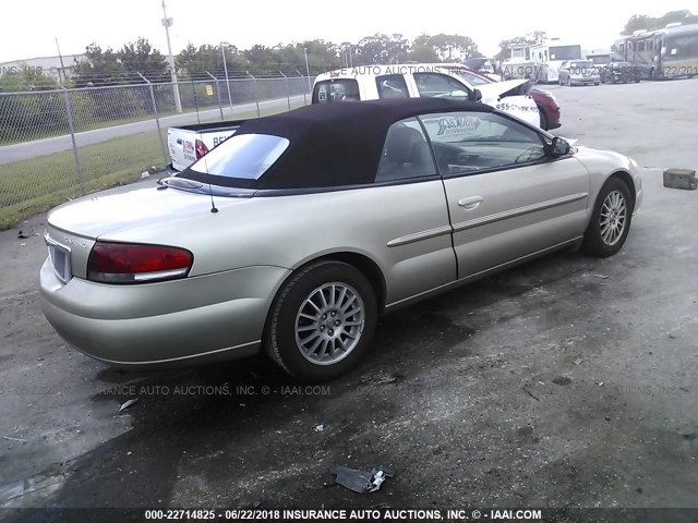 1C3EL55R75N699966 - 2005 CHRYSLER SEBRING TOURING BEIGE photo 4