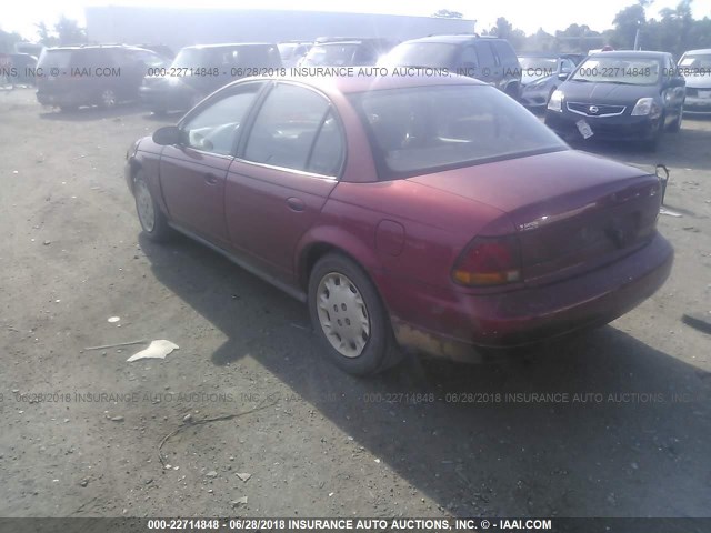 1G8ZJ5277TZ368245 - 1996 SATURN SL2 MAROON photo 3