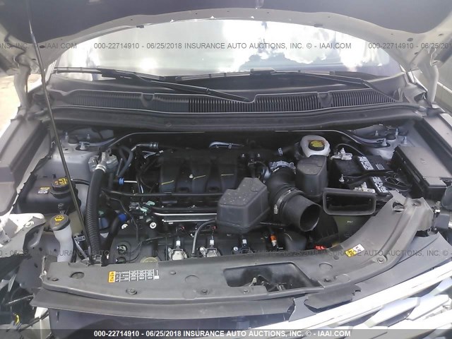 1FM5K7F80JGA16337 - 2018 FORD EXPLORER LIMITED 银色 照片 10