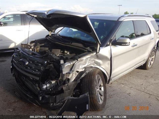 1FM5K7F80JGA16337 - 2018 FORD EXPLORER LIMITED 银色 照片 13