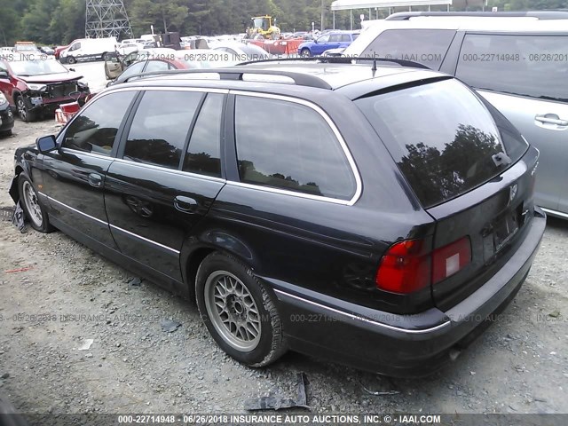 WBADP6338XBV61788 - 1999 BMW 528 IT AUTOMATIC BLACK photo 3