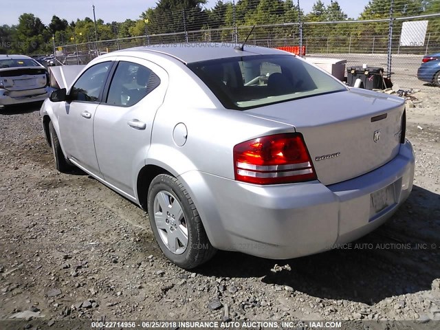 1B3CC4FB2AN171729 - 2010 DODGE AVENGER SXT SILVER photo 3