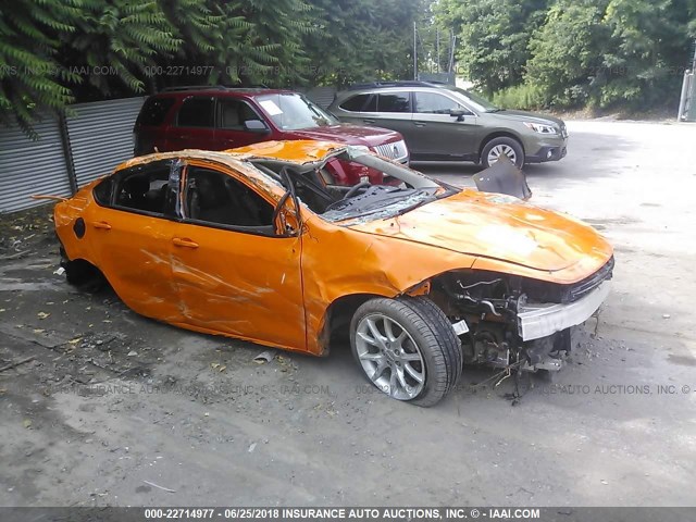 1C3CDFBA4DD324694 - 2013 DODGE DART SXT ORANGE photo 1