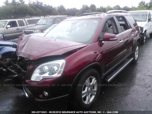 1GKEV23D79J182194 - 2009 GMC ACADIA SLT-1 Rouge photo 2