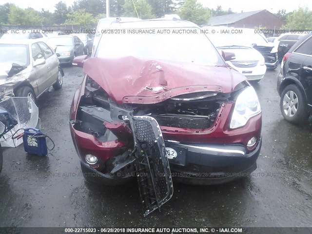 1GKEV23D79J182194 - 2009 GMC ACADIA SLT-1 Rouge photo 6