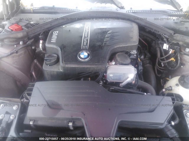 WBA3C3C5XEF983817 - 2014 BMW 320 I/XDRIVE BROWN photo 10