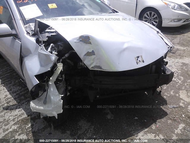 1YVHZ8BH0A5M06286 - 2010 MAZDA 6 I 银色 照片 6