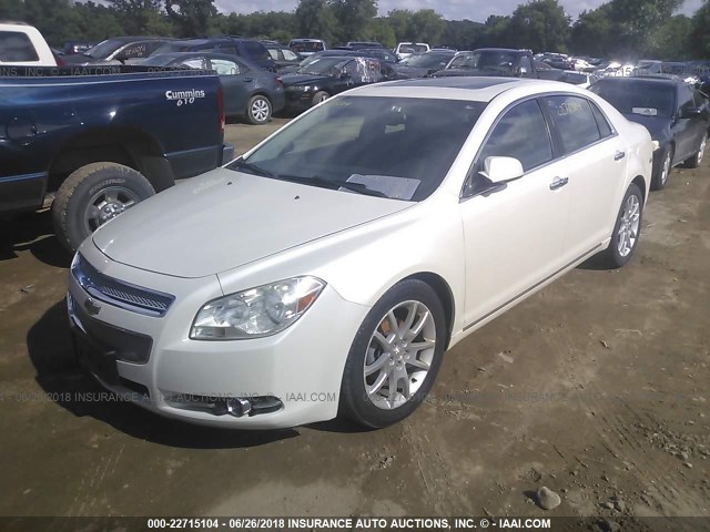 1G1ZE5E73BF380276 - 2011 CHEVROLET MALIBU LTZ თეთრი ფოტო 2