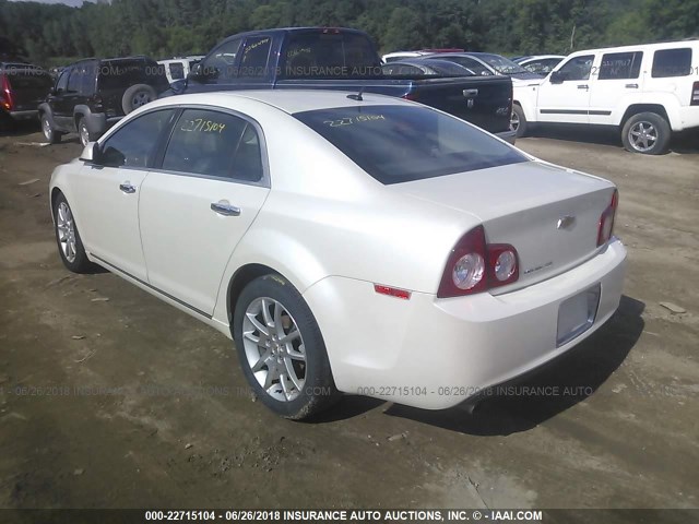 1G1ZE5E73BF380276 - 2011 CHEVROLET MALIBU LTZ თეთრი ფოტო 3