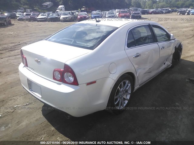 1G1ZE5E73BF380276 - 2011 CHEVROLET MALIBU LTZ თეთრი ფოტო 4