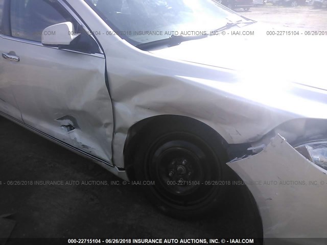 1G1ZE5E73BF380276 - 2011 CHEVROLET MALIBU LTZ თეთრი ფოტო 6