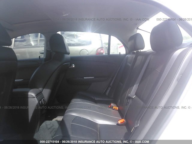 1G1ZE5E73BF380276 - 2011 CHEVROLET MALIBU LTZ თეთრი ფოტო 8