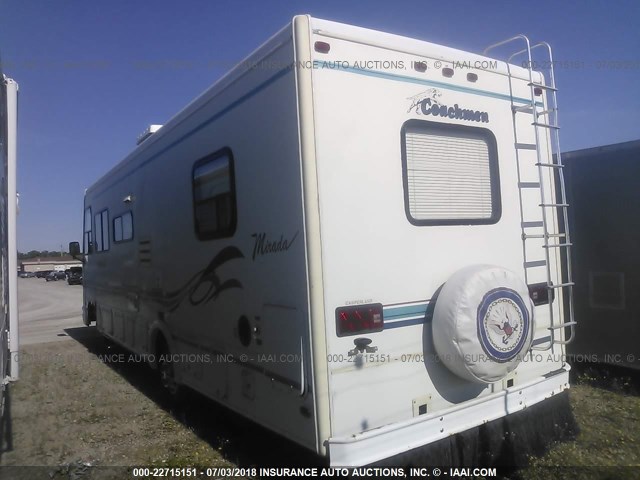 3FCLF53GXVJA24944 - 1997 FORD COACHMAN MTR HOME  WHITE photo 3