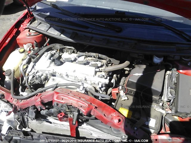 JTKJF5C70E3076616 - 2014 TOYOTA SCION TC 红色 照片 10