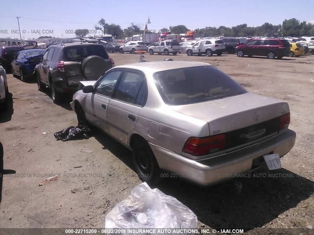 JT2AE09B2S0080469 - 1995 TOYOTA COROLLA LE/DX BROWN photo 3