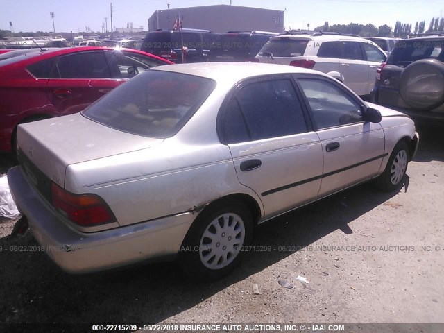 JT2AE09B2S0080469 - 1995 TOYOTA COROLLA LE/DX ყავისფერი ფოტო 4