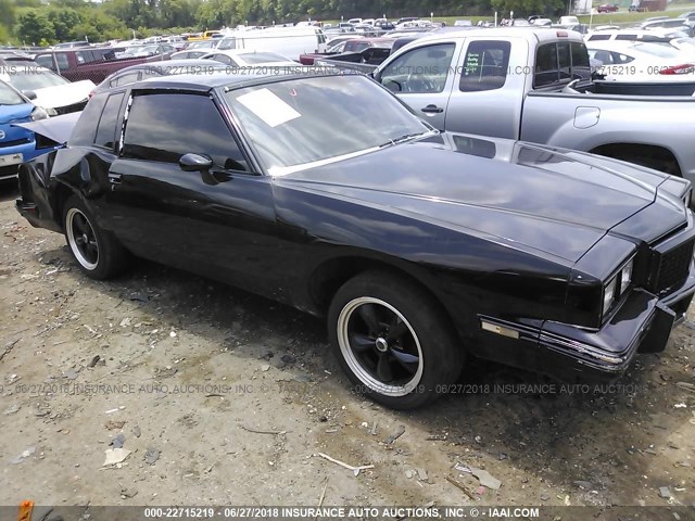 2G2GJ11H9H2203604 - 1987 PONTIAC GRAND PRIX BLACK photo 1