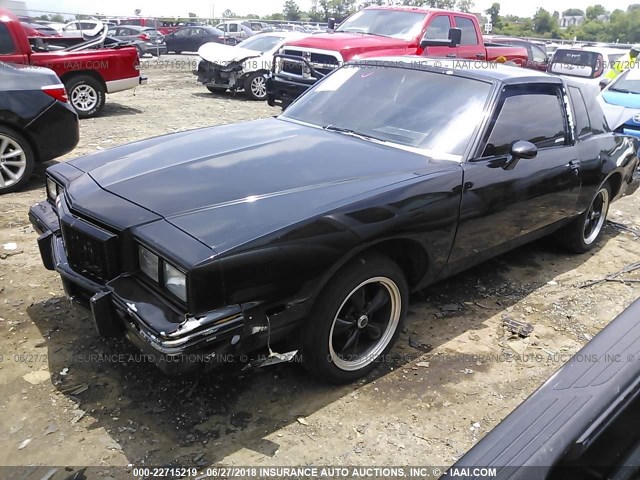 2G2GJ11H9H2203604 - 1987 PONTIAC GRAND PRIX BLACK photo 2