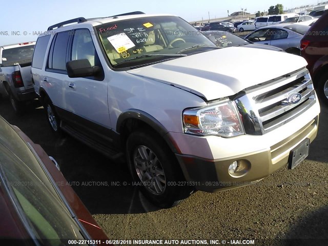 1FMJU1H58DEF11961 - 2013 FORD EXPEDITION XLT/KING RANCH WHITE photo 1