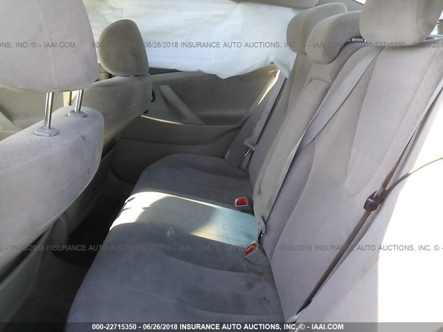 4T1BE46K17U653946 - 2007 TOYOTA CAMRY NEW GENERAT CE/LE/XLE/SE GREEN photo 8