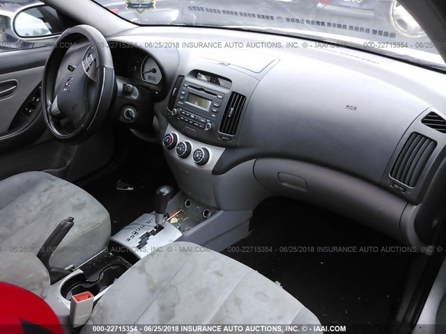 KMHDU46D29U629462 - 2009 HYUNDAI ELANTRA GLS/SE SILVER photo 5