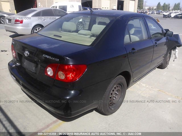 JTDBR32E560064097 - 2006 TOYOTA COROLLA CE/LE BLACK photo 4