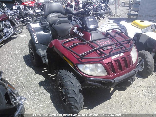 4UF13ATV0DT203671 - 2013 ARCTICCAT WLDCAT/PRL  წითელი ფოტო 1