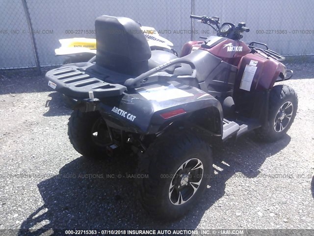 4UF13ATV0DT203671 - 2013 ARCTICCAT WLDCAT/PRL  წითელი ფოტო 4