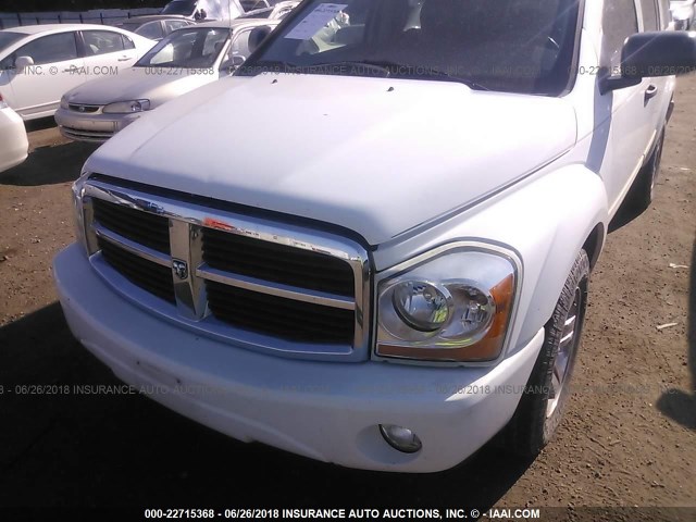 1D4HB58D95F556350 - 2005 DODGE DURANGO LIMITED WHITE photo 6