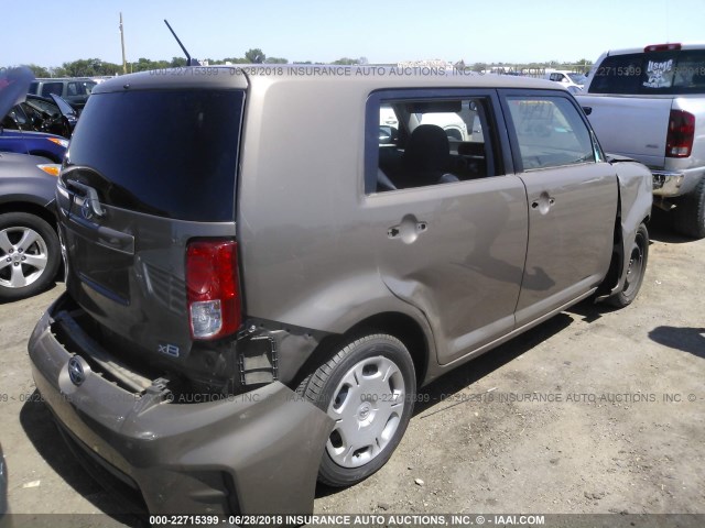 JTLZE4FEXB1137614 - 2011 TOYOTA SCION XB Gold Foto 4