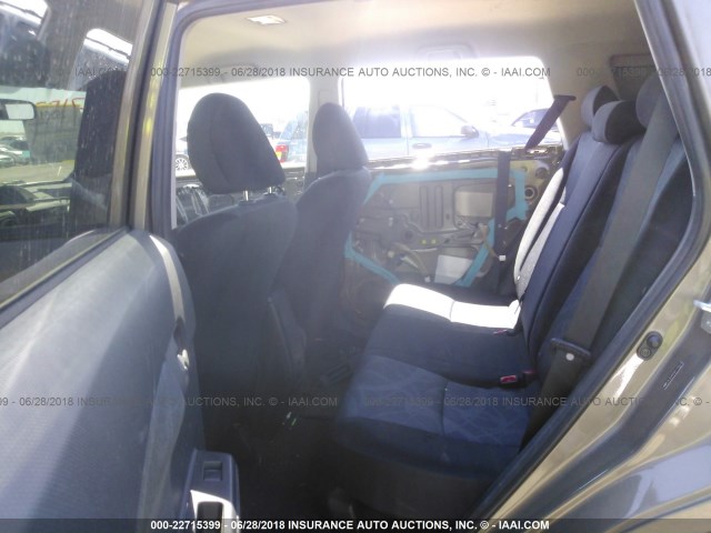 JTLZE4FEXB1137614 - 2011 TOYOTA SCION XB Gold Foto 8