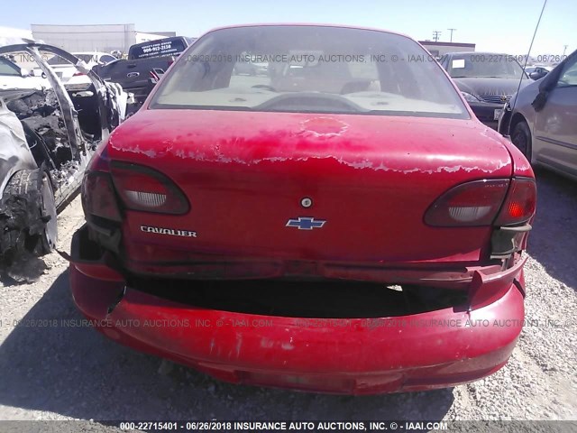 1G1JC524627405579 - 2002 CHEVROLET CAVALIER CNG RED photo 6