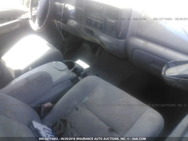 1FMNU41S75EB25598 - 2005 FORD EXCURSION XLT GRAY photo 5