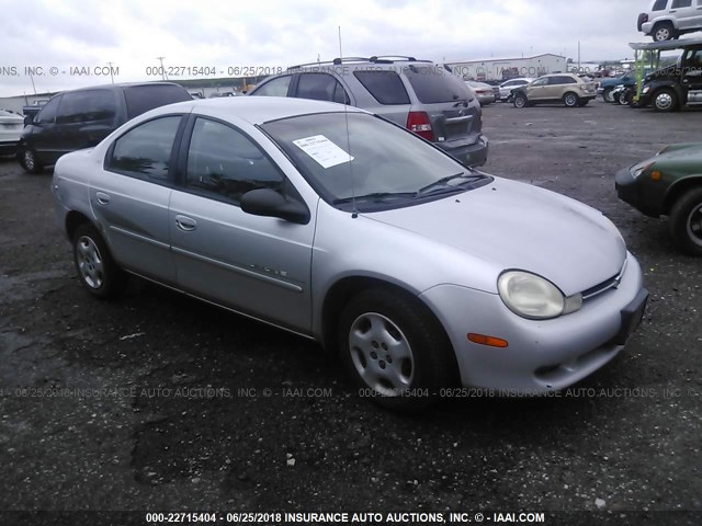 1B3ES46C71D147310 - 2001 DODGE NEON SE/ES SILVER photo 1