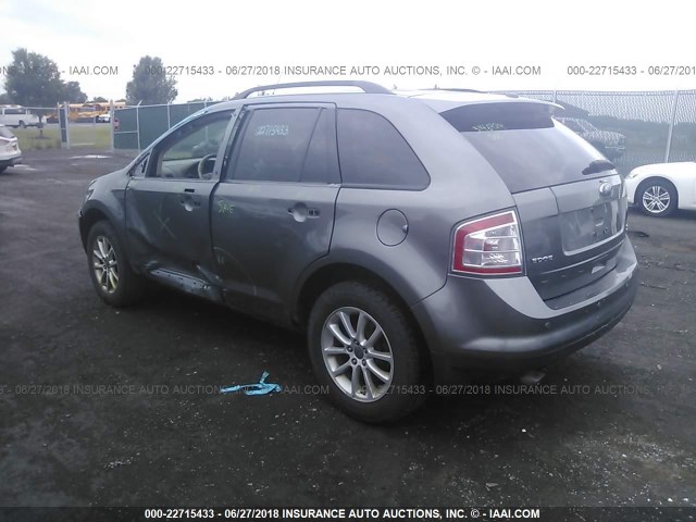 2FMDK48C69BA77058 - 2009 FORD EDGE SEL GRAY photo 3