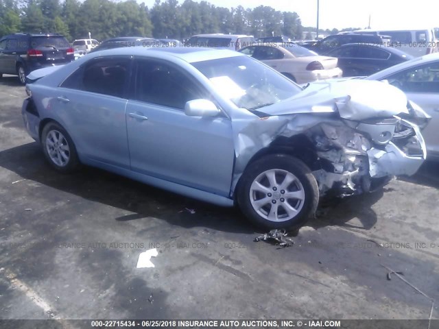 4T1BE46K68U738475 - 2008 TOYOTA CAMRY CE/LE/XLE/SE BLUE photo 1