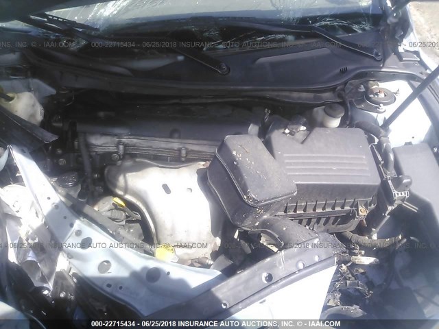 4T1BE46K68U738475 - 2008 TOYOTA CAMRY CE/LE/XLE/SE BLUE photo 10