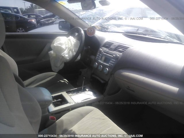 4T1BE46K68U738475 - 2008 TOYOTA CAMRY CE/LE/XLE/SE BLUE photo 5