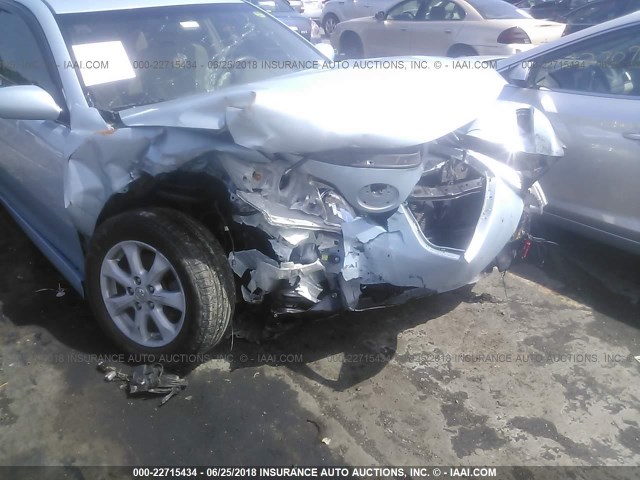 4T1BE46K68U738475 - 2008 TOYOTA CAMRY CE/LE/XLE/SE BLUE photo 6