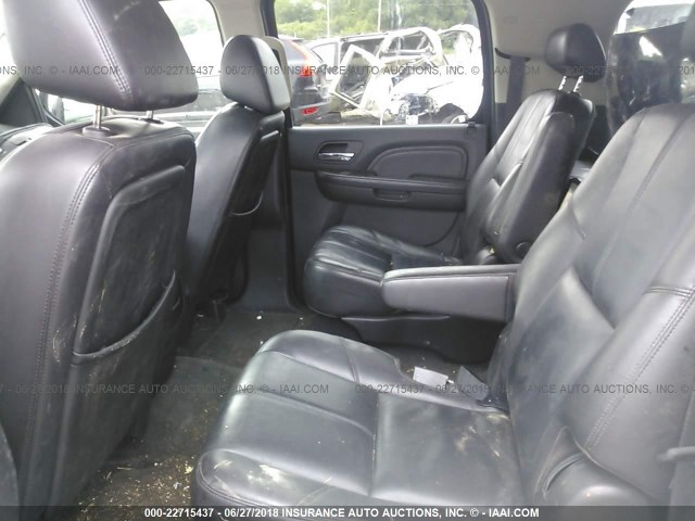 1GKFK66828J209741 - 2008 GMC YUKON XL DENALI BLACK photo 8