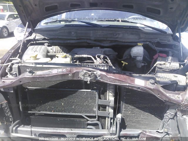 3D7KS28D25G755827 - 2005 DODGE RAM 2500 ST/SLT 栗色 照片 10