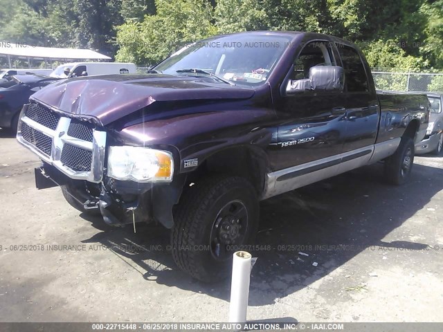 3D7KS28D25G755827 - 2005 DODGE RAM 2500 ST/SLT 栗色 照片 2