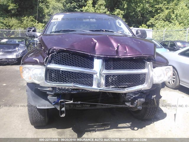 3D7KS28D25G755827 - 2005 DODGE RAM 2500 ST/SLT 栗色 照片 6