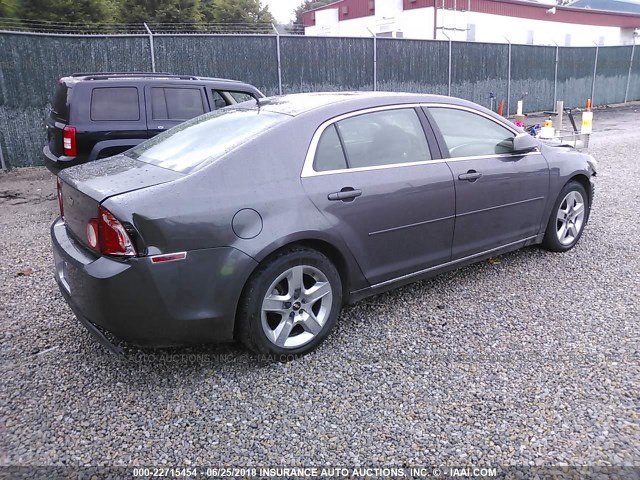 1G1ZC5EB3A4162312 - 2010 CHEVROLET MALIBU 1LT 灰色 照片 4