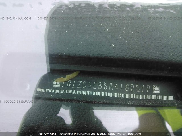 1G1ZC5EB3A4162312 - 2010 CHEVROLET MALIBU 1LT 灰色 照片 9