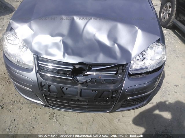 3VWEF71KX7M084586 - 2007 VOLKSWAGEN JETTA WOLFSBURG 灰色 照片 6