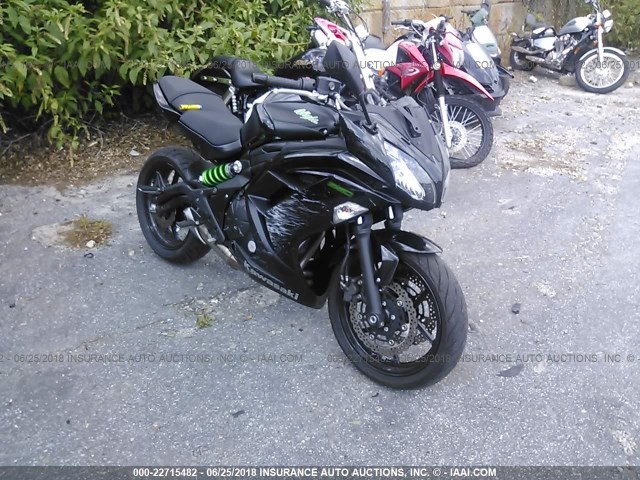 JKAEXEE19FDA20469 - 2015 KAWASAKI EX650 E BLACK photo 1