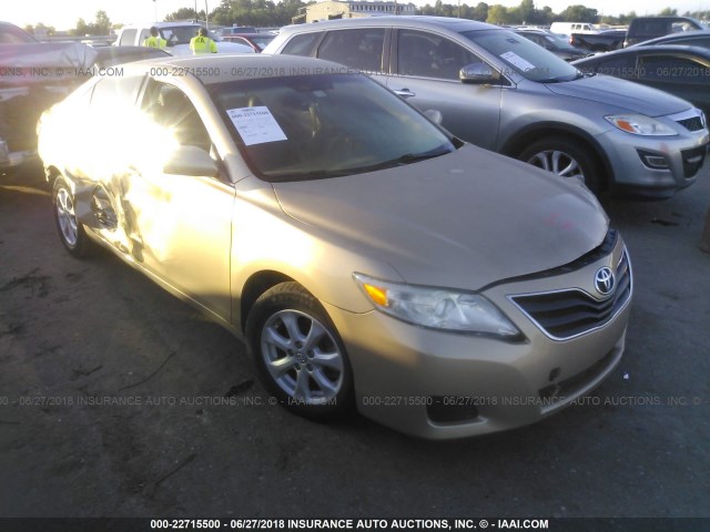 4T1BF3EK6BU171314 - 2011 TOYOTA CAMRY SE/LE/XLE ოქროსფერი ფოტო 1