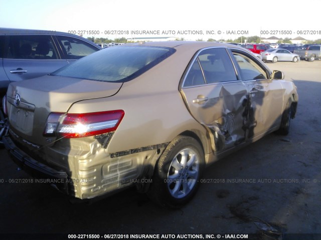 4T1BF3EK6BU171314 - 2011 TOYOTA CAMRY SE/LE/XLE ოქროსფერი ფოტო 6